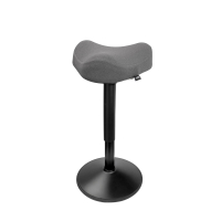 Ergonomisk sitt-stå-pall triangulär 48-65cm | 123ink | svart R06-2-BK 390048