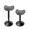Ergonomisk sitt-stå-pall triangulär 48-65cm | 123ink | svart R06-2-BK 390048 - 3