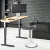 Ergonomisk sitt-stå-pall triangulär 48-65cm | 123ink | vit 65440085C 390049 - 6