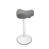 Ergonomisk sitt-stå-pall triangulär 48-65cm | 123ink | vit 65440085C R06-2-WH 390049