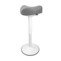 Ergonomisk sitt-stå-pall triangulär 58-83cm | 123ink | vit 65450085C R06-WH 390047