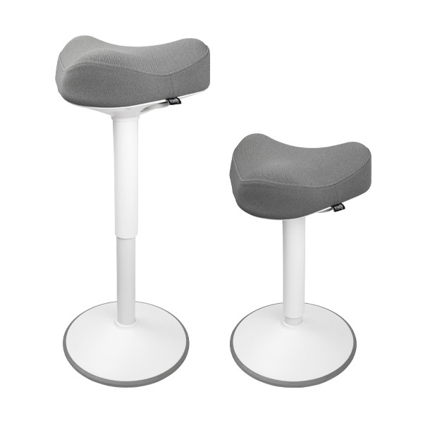 Ergonomisk sitt-stå-pall triangulär 58-83cm | 123ink | vit 65450085C R06-WH 390047 - 3
