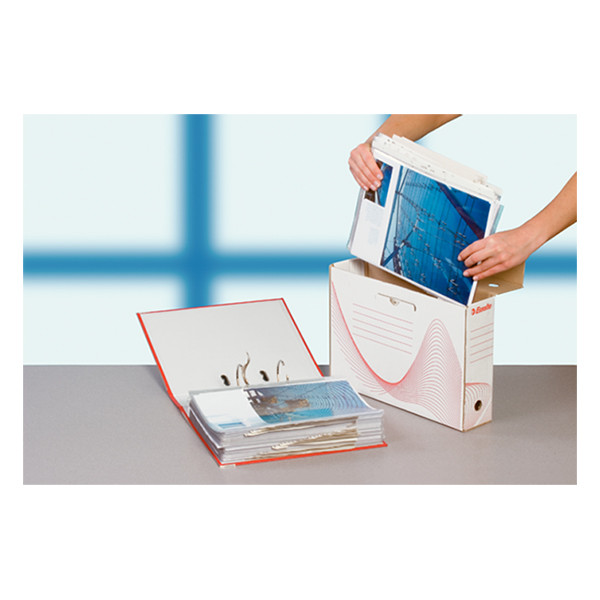 Esselte Arkivlåda Folio A4 | Esselte Boxy 100 | 25st 128102 203918 - 4