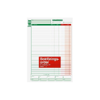 Blankett bokföringsorder | A4 1x50 blad | 1st 361575