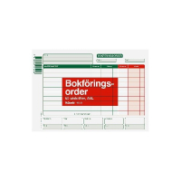 Esselte Blankett bokföringsorder | A5L 1x50 blad | 10st 11141 361576