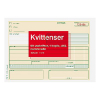Esselte Blankett kvittens A6L 2x50 numrerad 11214 360920