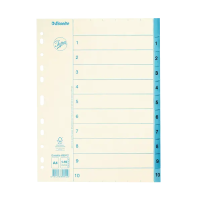 Pärmregister A4 | 1-10 | Esselte Jopa SE001126
