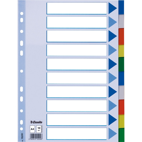 Pärmregister A4 | 1-10 | Esselte 15261 203802 - 1