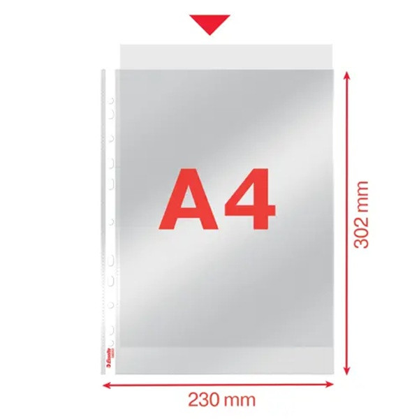 Plastficka A4 toppöppning 105my | Esselte 100st SE001130 - 3