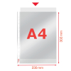 Plastficka A4 toppöppning 75my | Esselte 100st SE001583 - 7