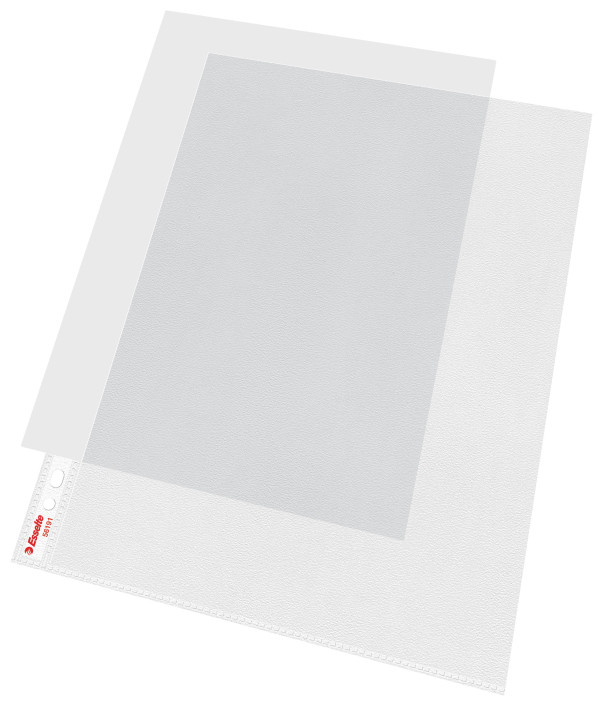 Plastficka A4 topp- & sidoöppning 115my | Esselte 10st SE001587 - 2