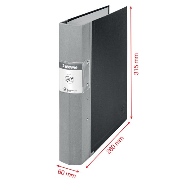 Träryggspärm A4 60mm | Esselte Jopa svart 238419 - 2