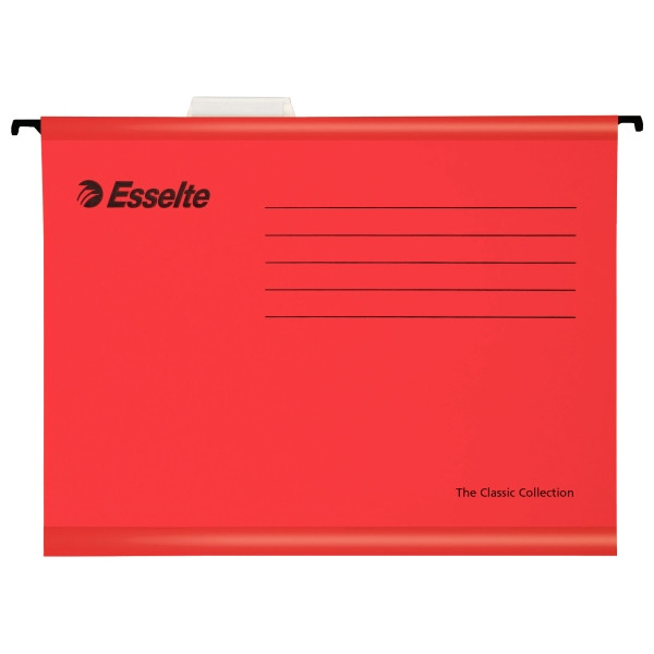 Esselte Vertikal hängmapp | 365mm | Esselte Classic | röd | 25st 90378 203237 - 1