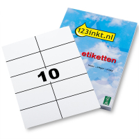 Etiketter | 105 x 57mm | FSC® certifierade | 123ink | 250st⭐  060323