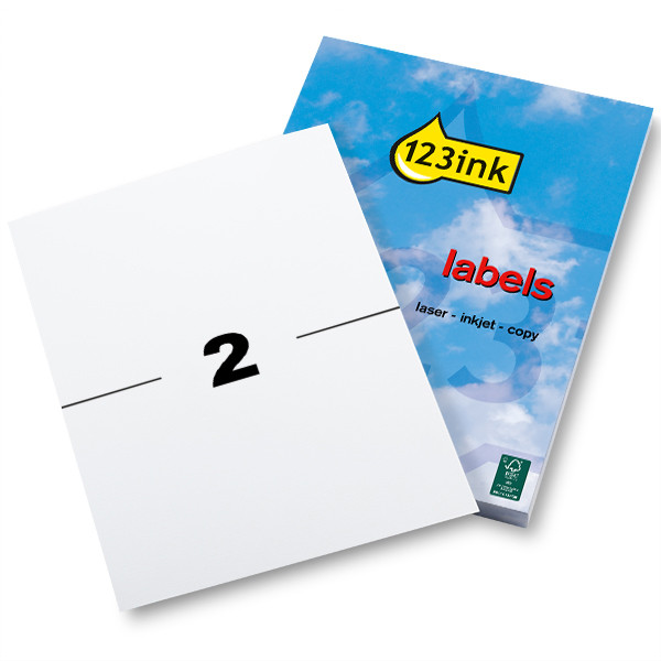 Etiketter | 210 x 148mm | FSC® certifierade | 123ink | 200st⭐ 3655C 4282C 060206 - 1