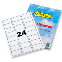 Etiketter | 63,5 x 33,9mm | FSC® certifierade | 123ink | 2.400st⭐ 4262C 4645C J8159-100C J8159-40C L7159-100C 060310