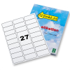 Etiketter | 66 x 29mm | FSC® certifierade | 123ink | 2.700st