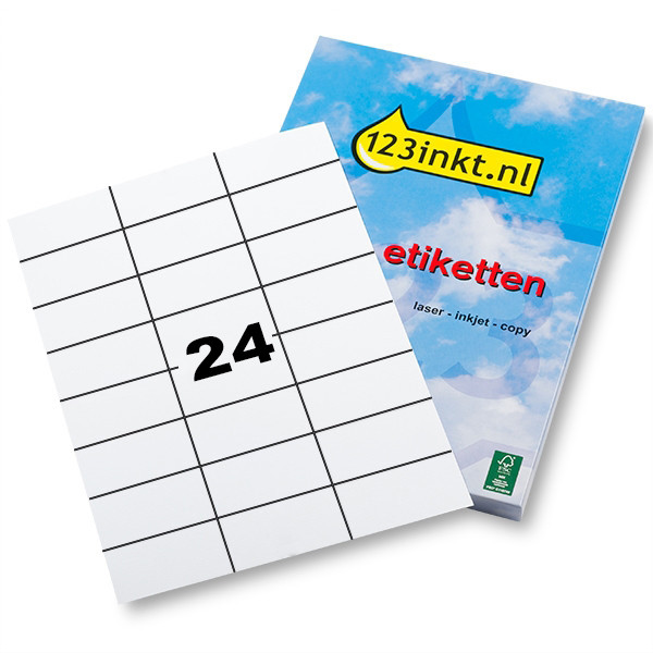 Etiketter | 70 x 35mm | FSC® certifierade | 123ink | 2.400st 23521-200C 3422C 4429C L235212C 060321 - 1