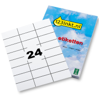 Etiketter | 70 x 37mm | FSC® certifierade | 123ink | 2.400st⭐