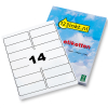 Etiketter | 99,1 x 38,1mm | FSC® certifierade | 123ink | 350st