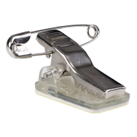 Metallclip med säkerhetsnål | Europel 50st 226963