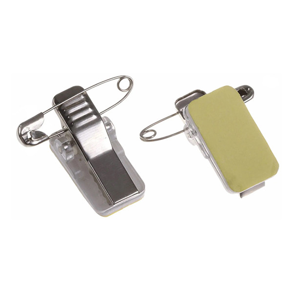 Metallclip med säkerhetsnål | Europel 50st 226963 - 2