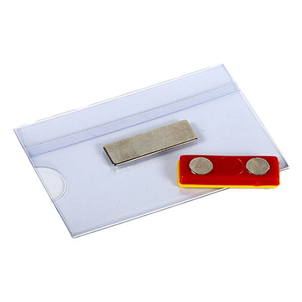 Namnskylt med magnet | 90 x 55mm | Europel | 24st 226965 - 1