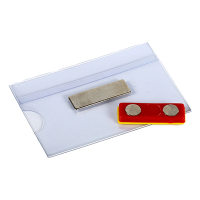 Namnskylt med magnet | 90 x 55mm | Europel | 24st 226965