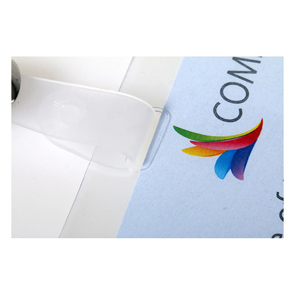 Namnskyltshållare stängd med klämma | 90 x 60mm | Europel | 24st 226973 - 2