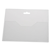 Namnskyltshållare utan textilband, öppen | 90 x 60mm | Europel | 24st 226977