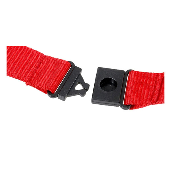 Textilband med karbinhake | Europel | röd 10st 226967 - 2