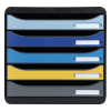 Exacompta Förvaringslåda 5 lådor | Exacompta Bee Blue Plus | blandad 3094202D 404099 - 2
