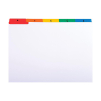 Exacompta Flikkort A5 210 x 160mm | Exacompta | 1 set 13998E 404080