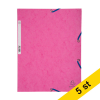 Gummibandsmapp A4 | Exacompta | rosa | 5st⭐