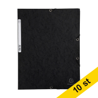 Gummibandsmapp A4 | Exacompta svart | 10st 404059