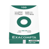 Indexkort linjerat | 100 x 150mm | Exacompta | vit | 100st