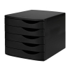 Förvaringslåda 5 lådor | 123ink | svart