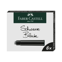 Faber-Castell Bläckpatron till reservoarpenna | svart | Faber-Castell 6st FC-185507 220172