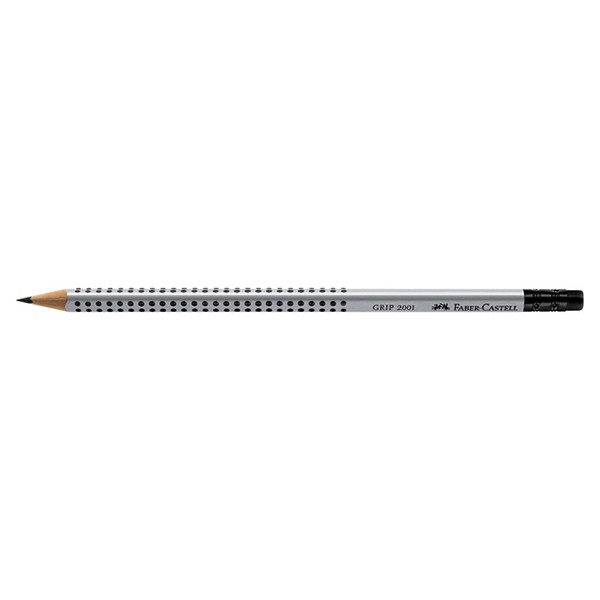 Faber-Castell Blyertspenna B med sudd | Faber-Castell Grip 2001 FC-117201 220074 - 1