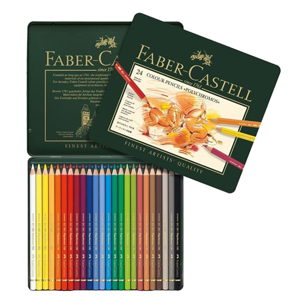 Faber-Castell Färgpennor | Faber-Castell Polychromos | 24st FC-110024 220192 - 1