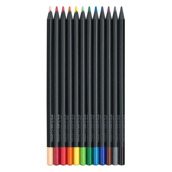 Faber-Castell Färgpennor | Faber-Castell black edition | 12st FC-116412 220162 - 3