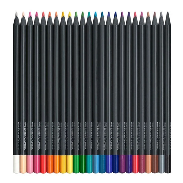 Faber-Castell Färgpennor | Faber-Castell black edition | 24st FC-116424 220163 - 2