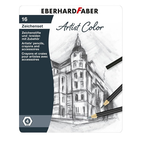 Faber-Castell Färgritningsset | Eberhard Faber Artist | 16 delar EF-516916 220135 - 2