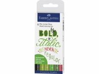 Faber-Castell Lettering set II | Faber-Castell Pitt Artist Pens | 6st FC-267117 220084