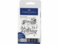 Faber-Castell Lettering starter set | Faber-Castell Pitt Artist Pens | 8st FC-267118 220085