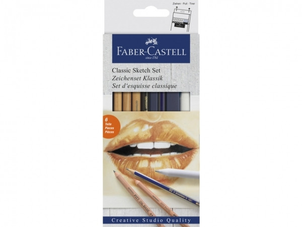 Faber-Castell Skisspennor | Faber-Castell Goldfaber Drawing Set Classic | 6st FC-114004 220088 - 1