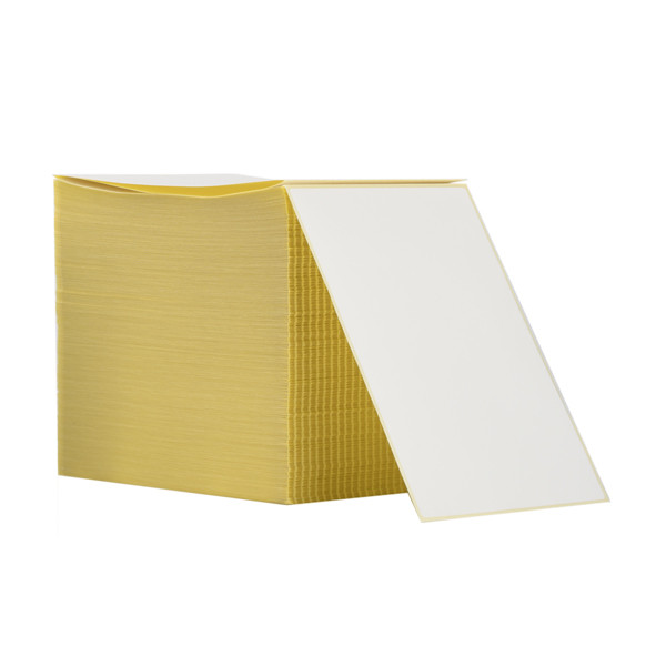 Fanfold etiketter | 102 x 152mm (varumärket 123ink) 1000st 390042 - 1