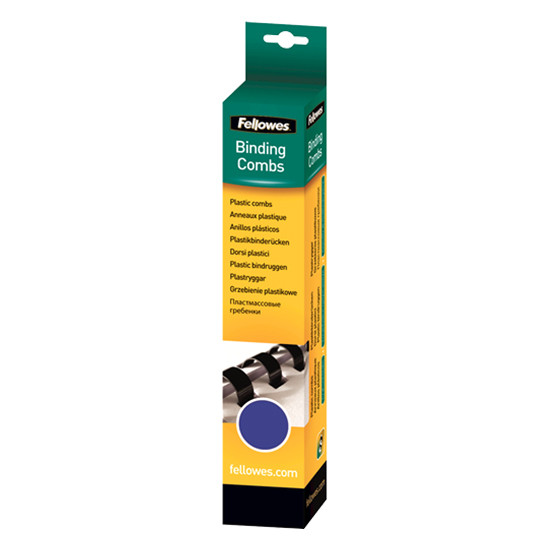 Fellowes ​​​​​​​​​​​​​​​​​​​​​Bindningsspiral | 8mm | Fellowes | blå | 25st 5330502 213147 - 1