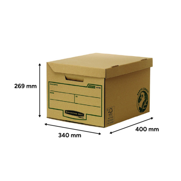 Arkivlåda A4+ | Fellowes Earth | 10st 213231 - 3