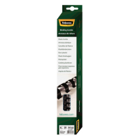 Bindningsspiral 8mm svart | Fellowes | 25st 213149